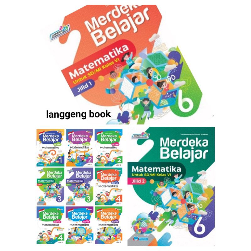 Merdeka Belajar Matematika untuk SD/MI Kelas 1 2 3 4 5 6 Kurikulum Merdeka