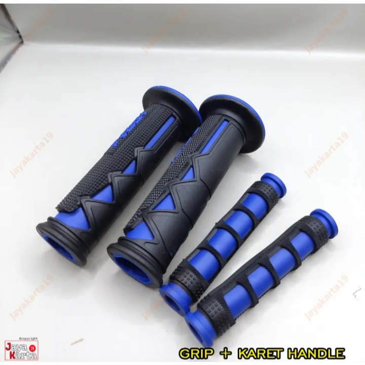 PROMO Handgrip motor / grip motor / handfat / sarung gas motor variasi set karet handle jari rem tan