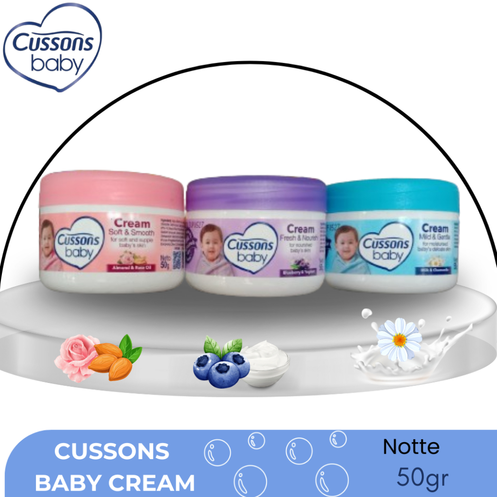 CUSSONS BABY CREAM 50GR / CUSSONS BABY CREAM MILD & GENTLE 50GR / CUSSONS BABY CREAM SOFT & SMOOTH 5