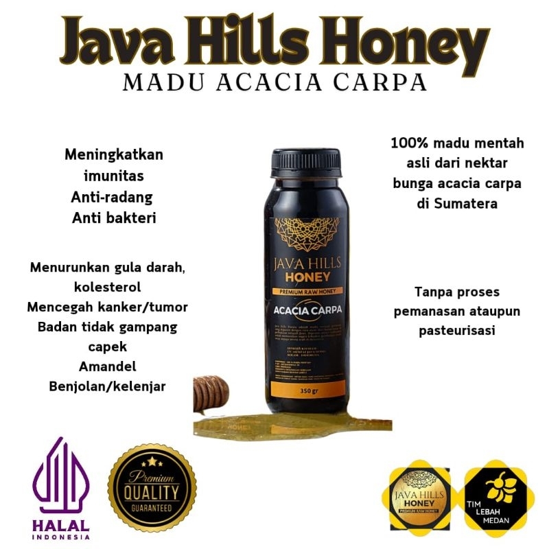

Madu Akasia Carpa Java Hills Honey| Madu hutan akasia sumatera| Madu murni asli 100%| Untuk Amandel tumor darah tinggi stroke diabetes