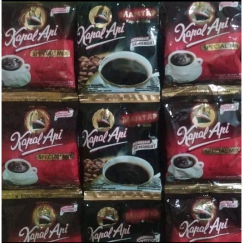 

Kapal Api Spesial mix Mantap renceng isi 10 sachet