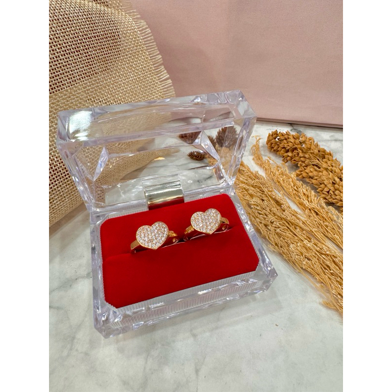 Cincin love emas asli 8k