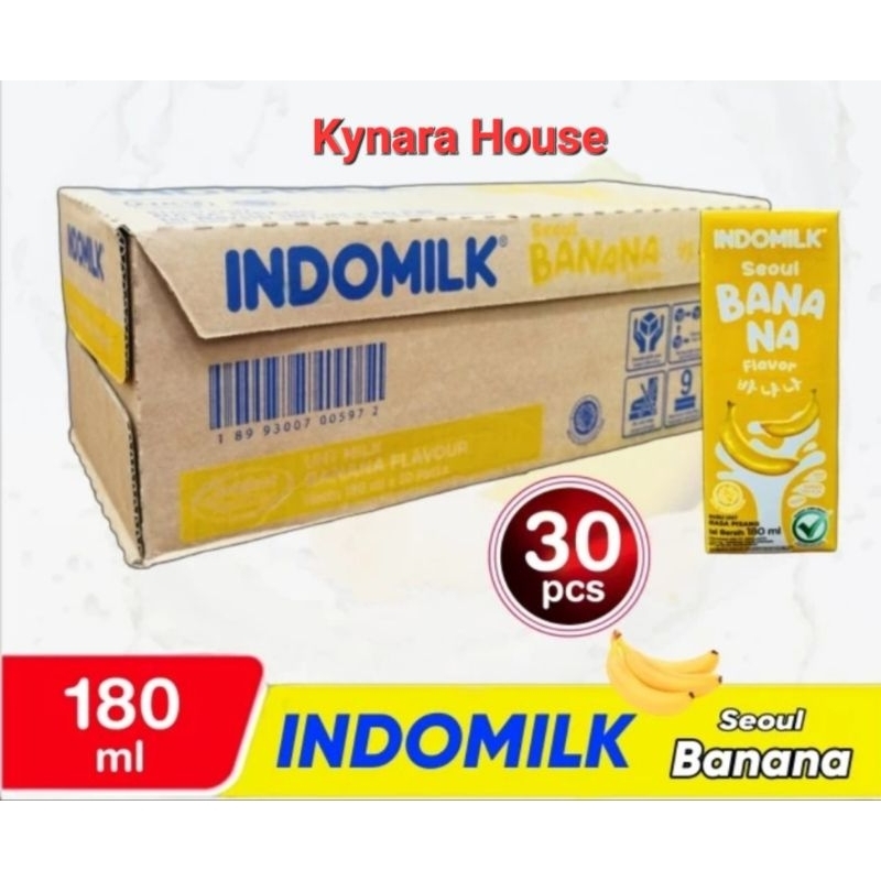 

Indomilk Susu Cair UHT 180ml (Karton)