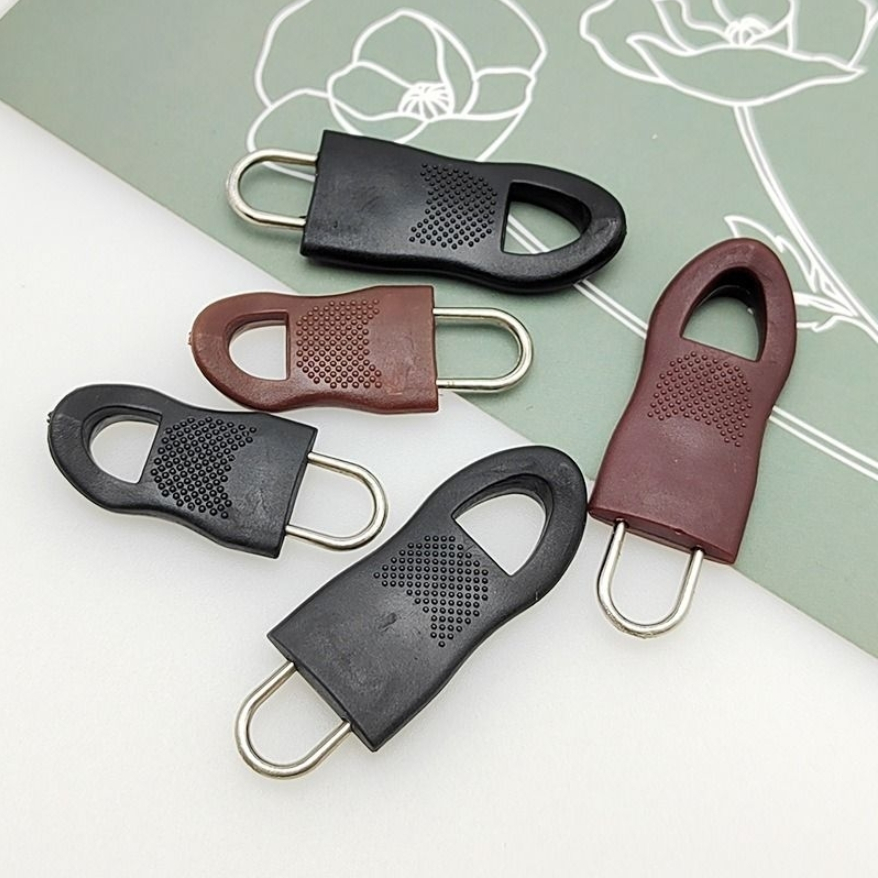 Kepala Resleting Removable Bahan Karet Untuk Tas Ransel/Pakaian/Sepatu /Boots