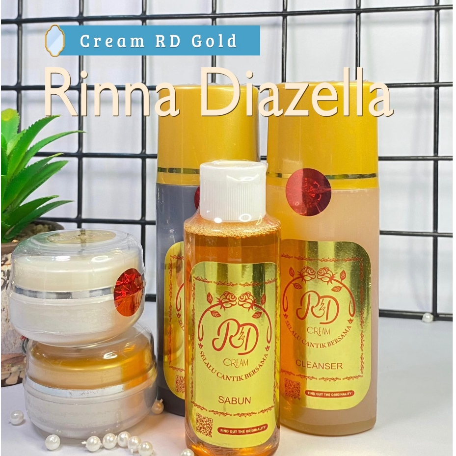 Paket Cream Rd Gold Original by Rinna Diazella Skincare
