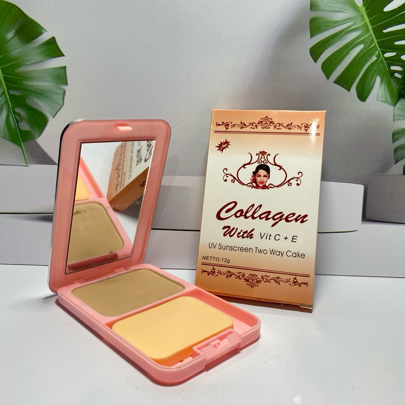 ECER Bedak Collagen Two Way Cake Original