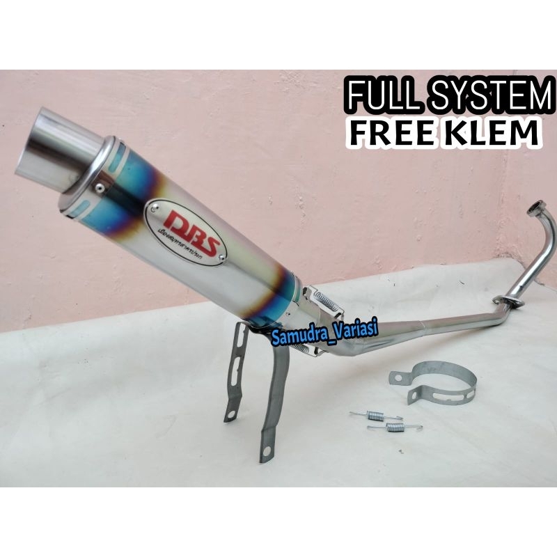 Knalpot Racing DBS untuk motor Jupiter MX OLD 135, Jupiter MX 135 new, Satria Fu karbu, Satria Fu in