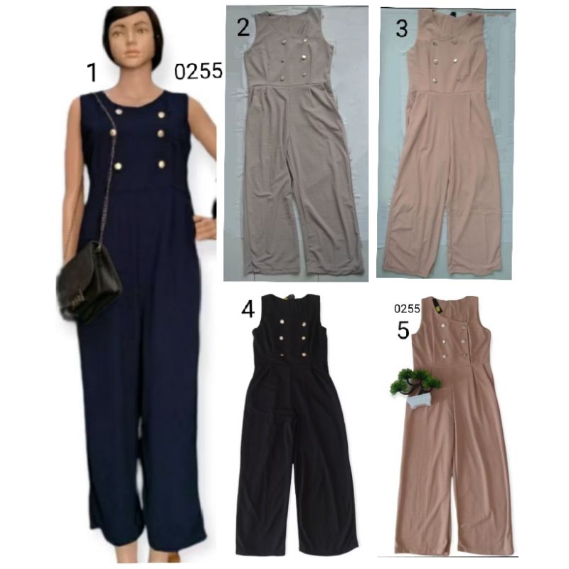 BAJU WANITA JUMPSUIT OVERAL CELANA PANJANG,ROK MODIF CELANA PENDEK BUNGA   0255