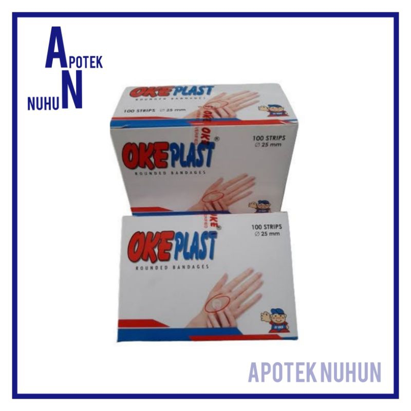 Plester Okeplast Bulat Strip 10 Pcs