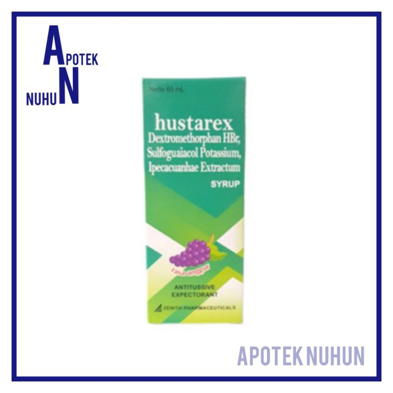Hustarex Sirup 60ml Rasa Anggur