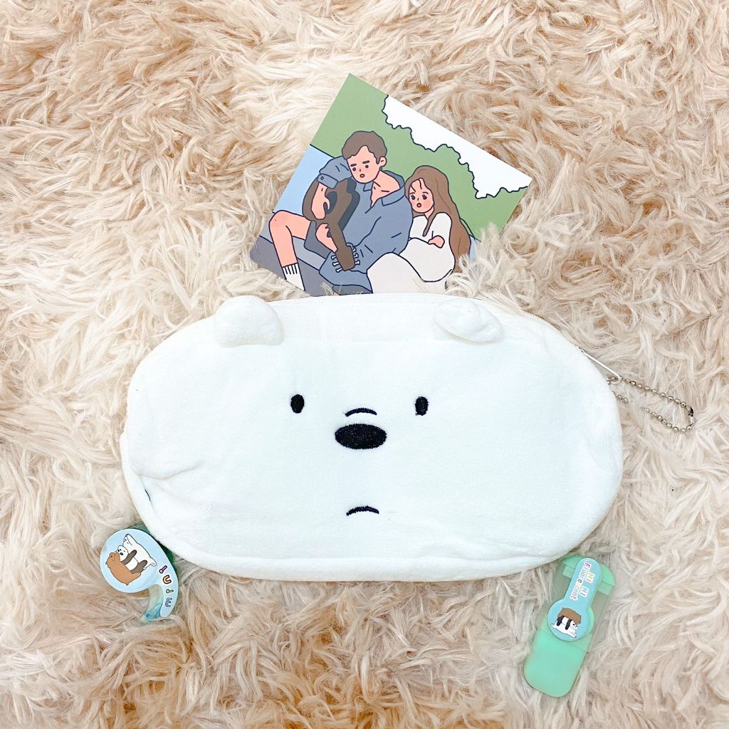 

Kotak Pensil We Bear Bear Bahan Kain/ Soft dan Empuk !