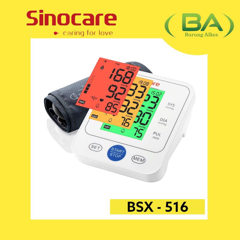 Tensimeter Digital Sinocare BSX 516  Tensimeter Sinocare BSX 516  Tensi Digital Sinocare