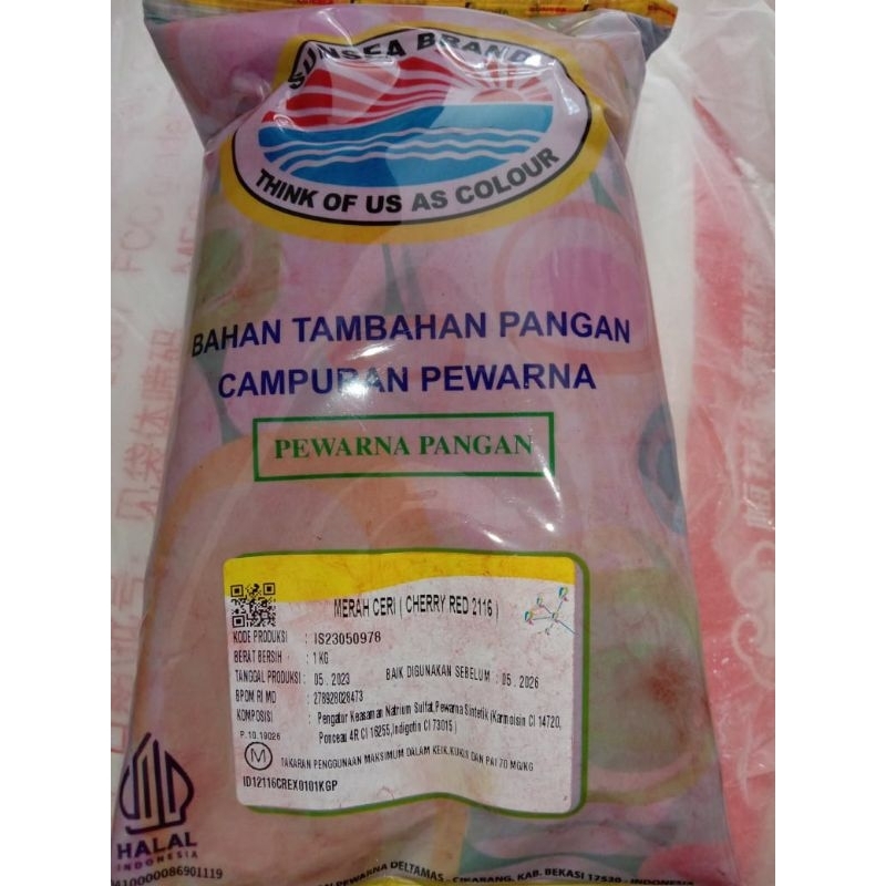 

pewarna makanan Merah Cherry/Red Cherry 1kg