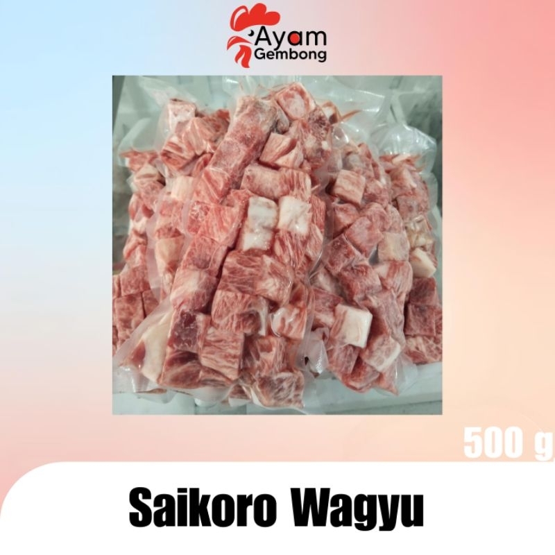 

Saikoro Wagyu kemasan 250gr Cube