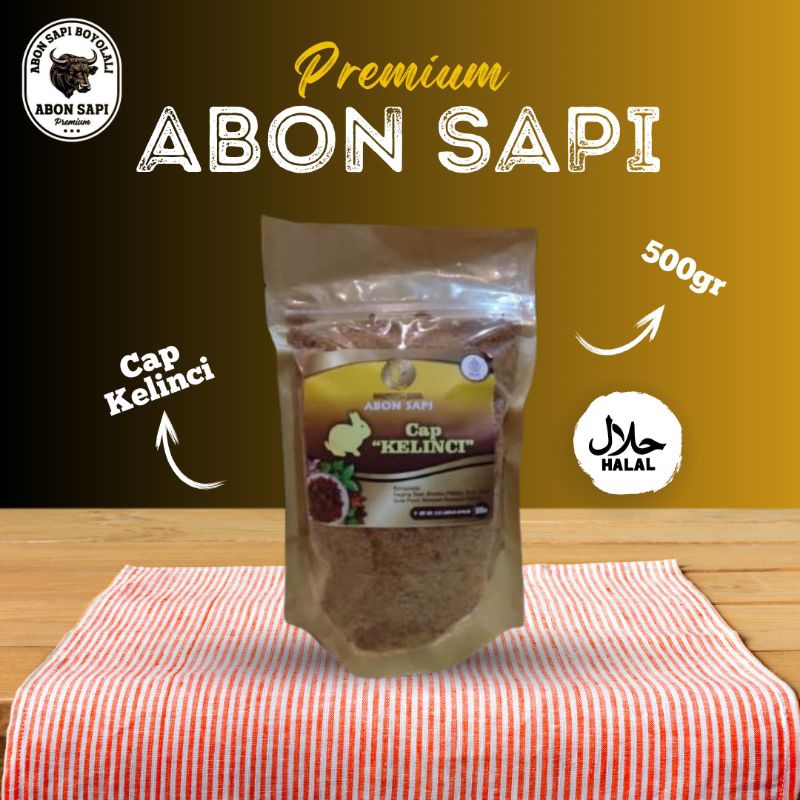 

Abon Sapi Asli Boyolali Cap Kelinci 500gr Gurih dan Murah