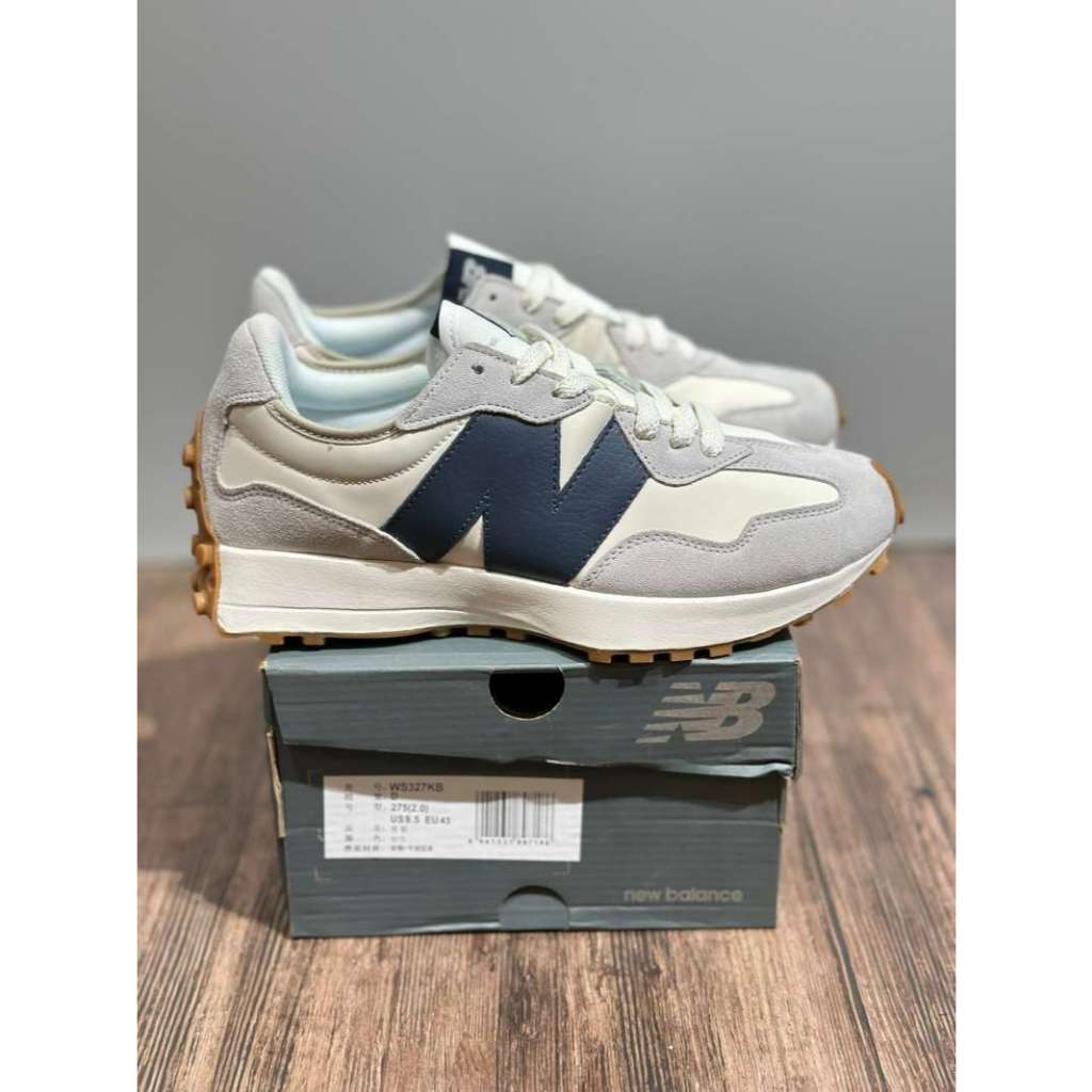 Sneakers New Balance 327 Grey Navy Unisex Original Global 100% Sepatu Nb 327 original