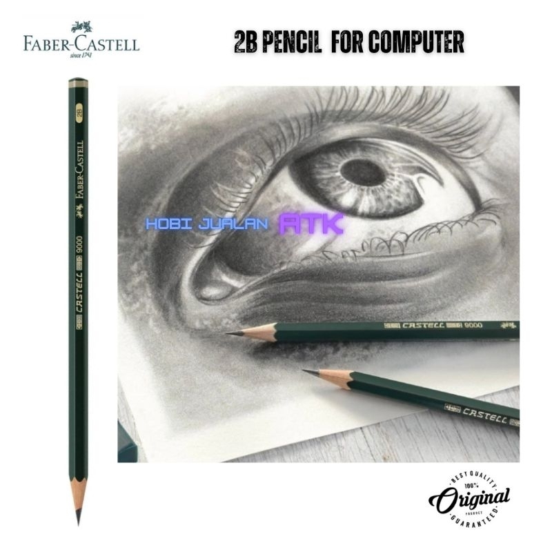 

[Satuan] 2B Pensil Faber Castell For Draw & Computer