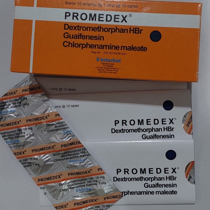 Promedex isi 10 Tablet (Obat batuk)