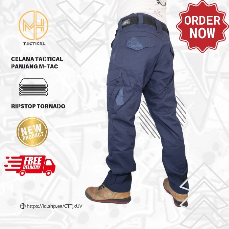 CELANA TACTICAL LAPANGAN PANJANG M-TAC - BAHAN RIPSTOP - ORIGINAL