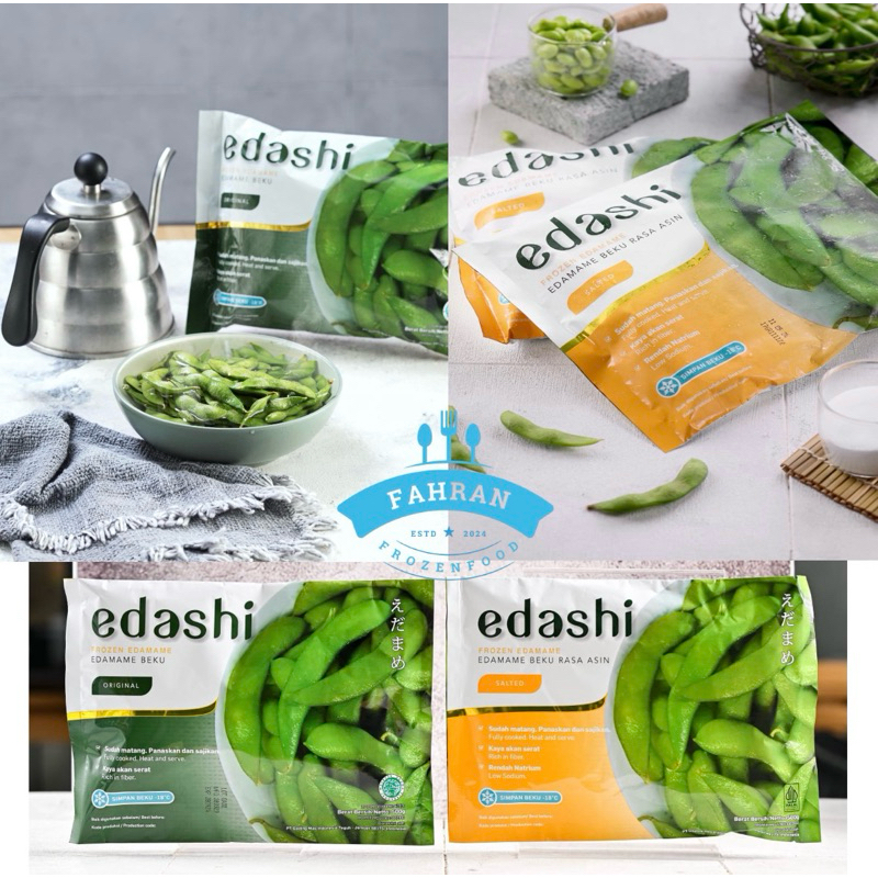 

EDASHI Edamame Frozen 500gr, Kacang Edamame Beku