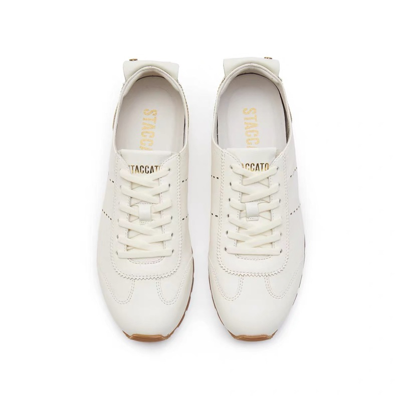 NEW TerMurah ORIGINAL Staccato Official EZA01 Sneakers Shoes Sepatu Sport Wanita Fashion White Putih