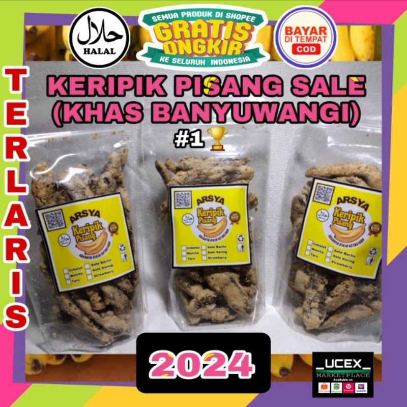 

PROMO! CEMILAN HALAL KERIPIK PISANG SALE BARLIN 100GR KHAS BANYUWANGI HALAL,ENAK DAN TERPERCAYA,TERLARIS