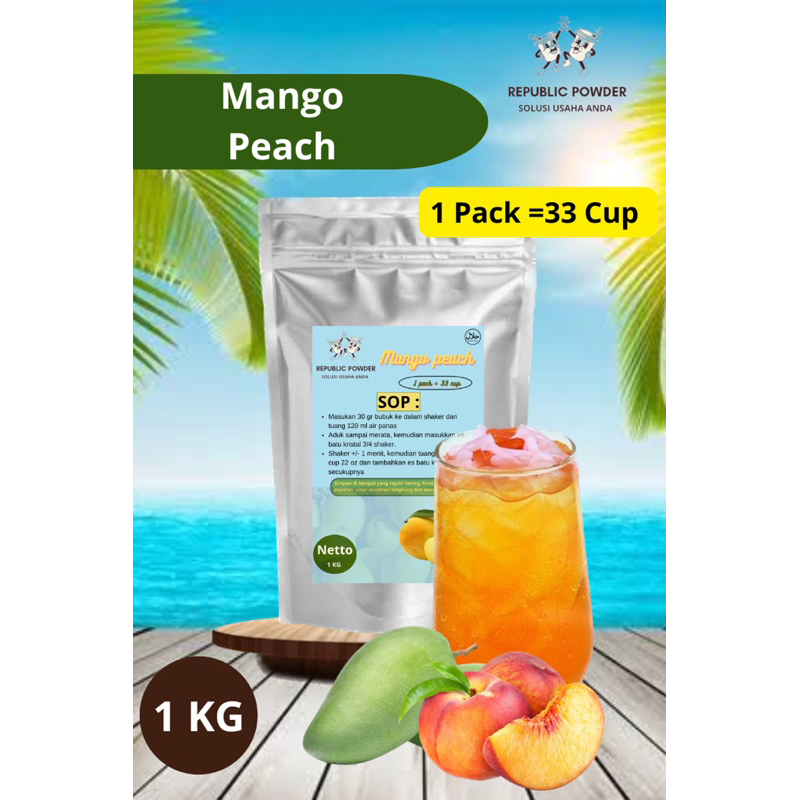 

MANGO PEACH X LEMONADE 1 KG PREMIUM POWDER DRINK