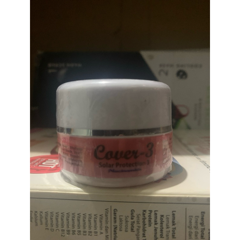 Cover-3 Solar Protection 3 Niacinamide Cream Wajah 10 GR