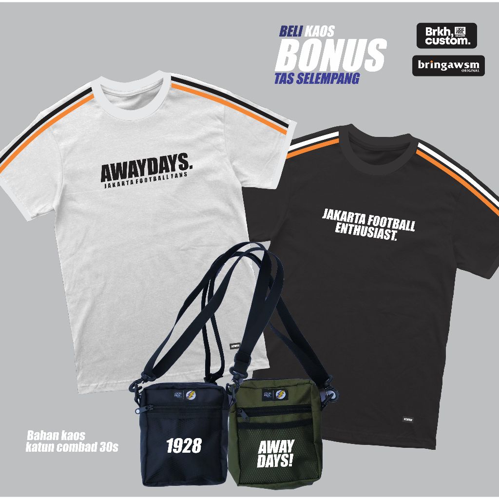 KAOS PERSIJA JAKARTA THEJAKMANIA SUPORTER FOOTBALL 01 KAOS NRIBUN ULTRAS HOOLIGAN PRIA WANITA KAOS R