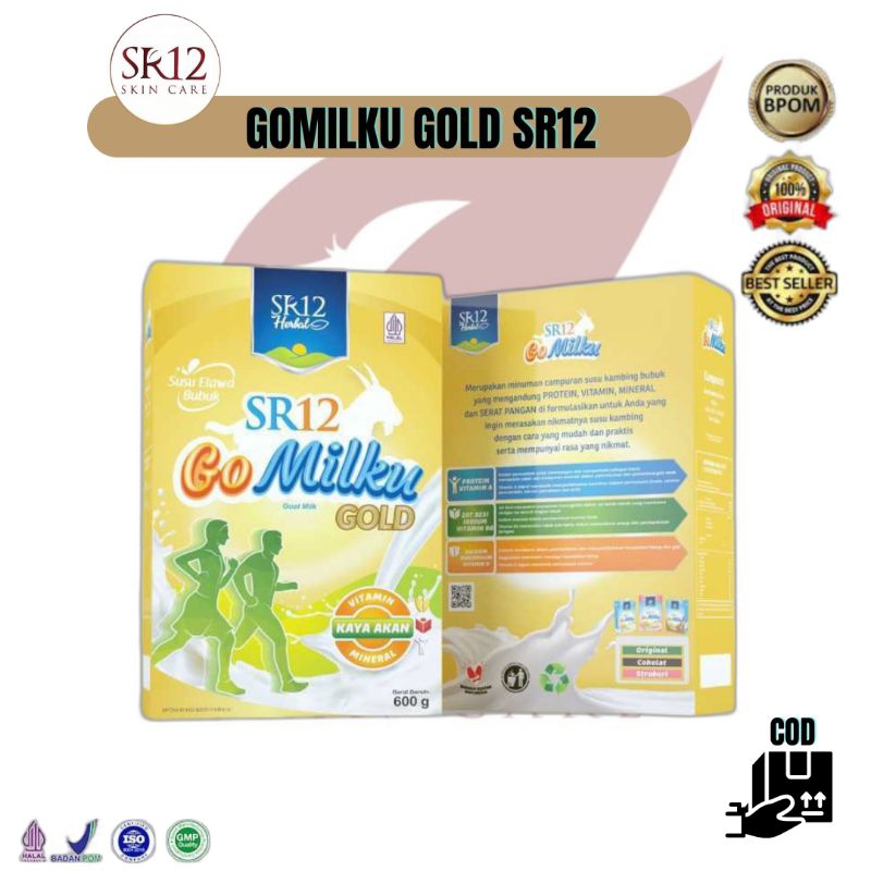 

Original!! Gomilku Gold SR12 // Susu Kambing Etawa // Susu Rendah Gula