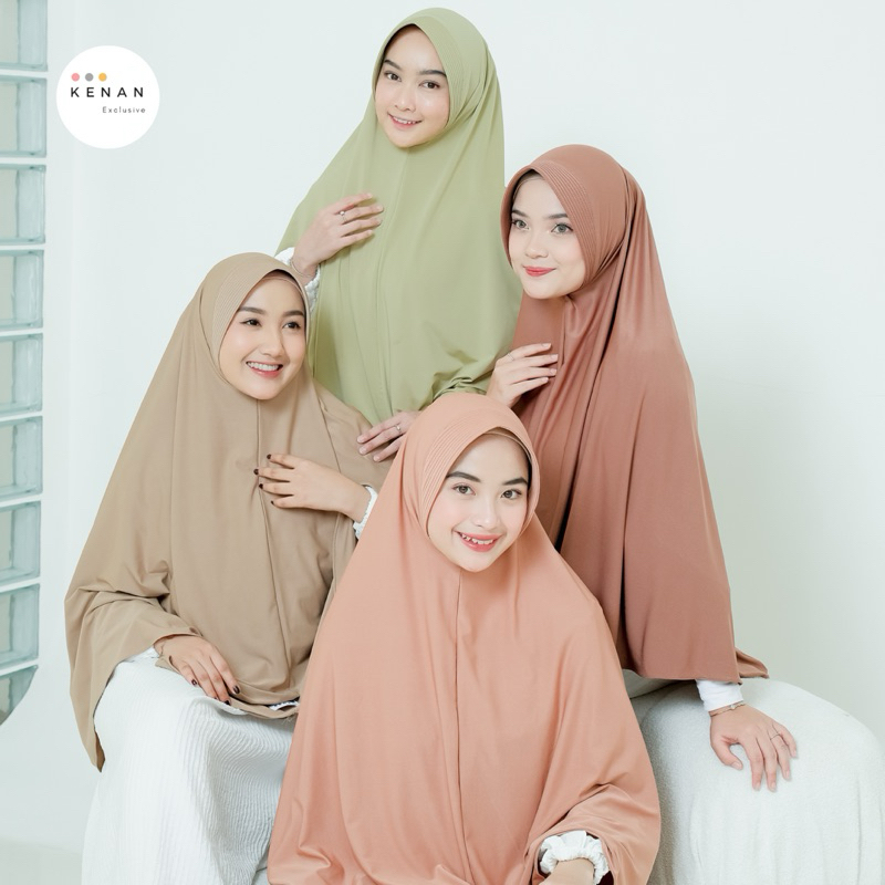 KENAN - Sabrina Instan Hijab Bergo Daily Size XL Jumbo