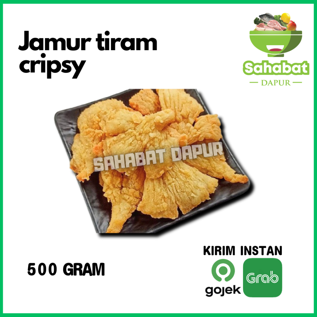 

Jamur Tiram Crispy 500gr - Sahabatdapur