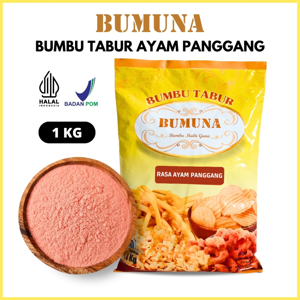 

Bumbu Tabur Rasa Ayam Panggang 1Kg BUMUNA BISA COD