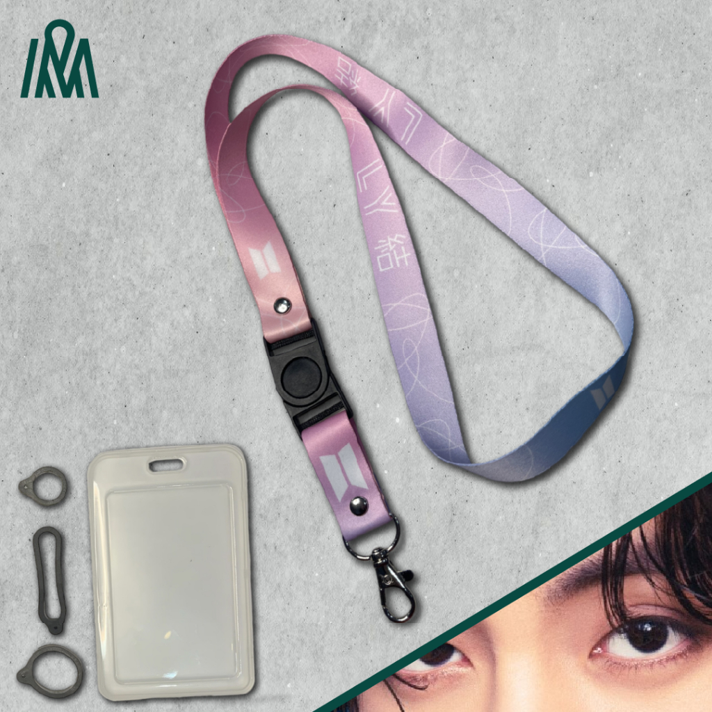 

Lanyard BTS Love Yourself: Answer Album Kpop Merchandise Tali ID Card (unofficial)