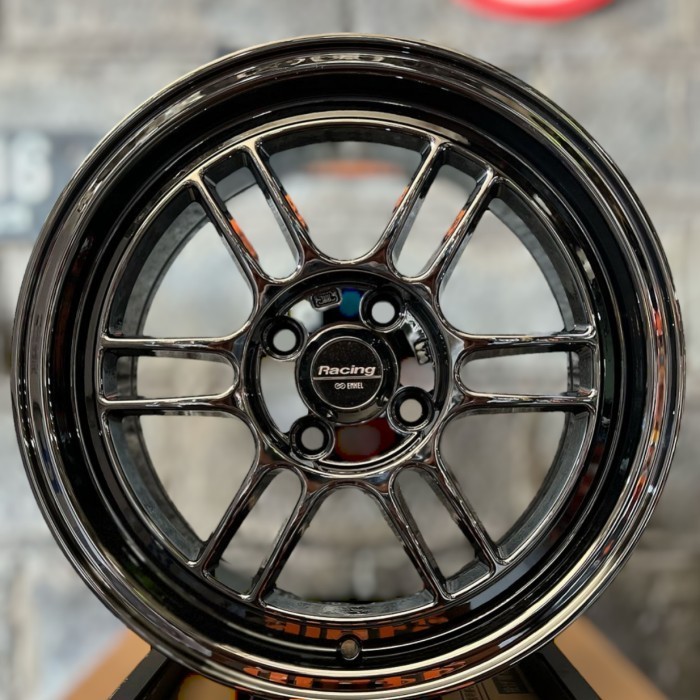 velg mobil 15 ENKEI RPF1 BLACK CROME R15 brio jazz city yaris Mobilio