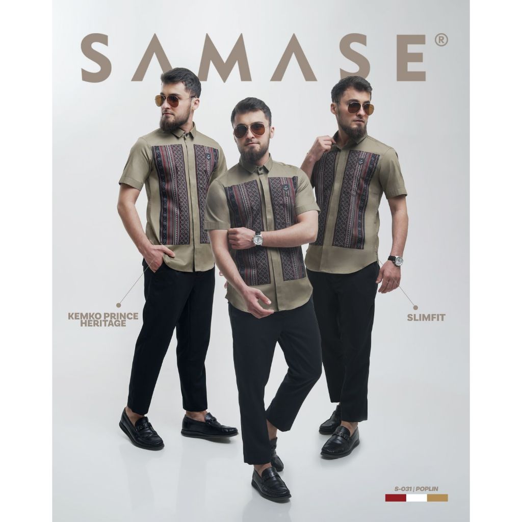 SAMASE Kemko New Heritage Batik Lengan Pendek S031 Limited Edition