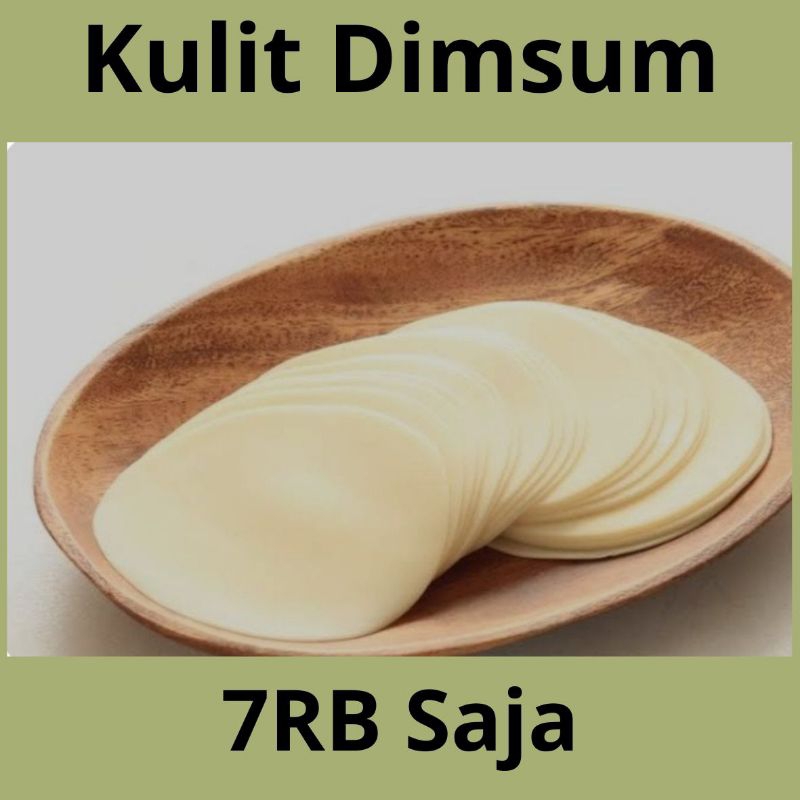 

Kulit dimsum/pangsit/gyoza isi 50 lembar diameter 9 cm