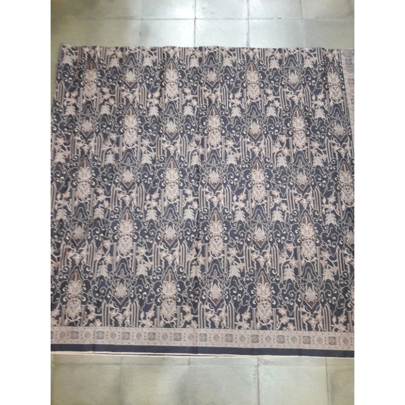 kain batik katun premiun motif wahyu redjo hitam