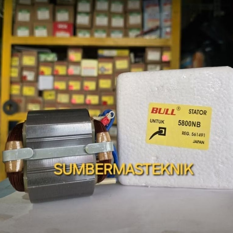 STATOR MAKITA 5800NB BANTALAN RUMAH ANGKER MESIN CIRCULAR SAW MAKITA 5800 NB BULL