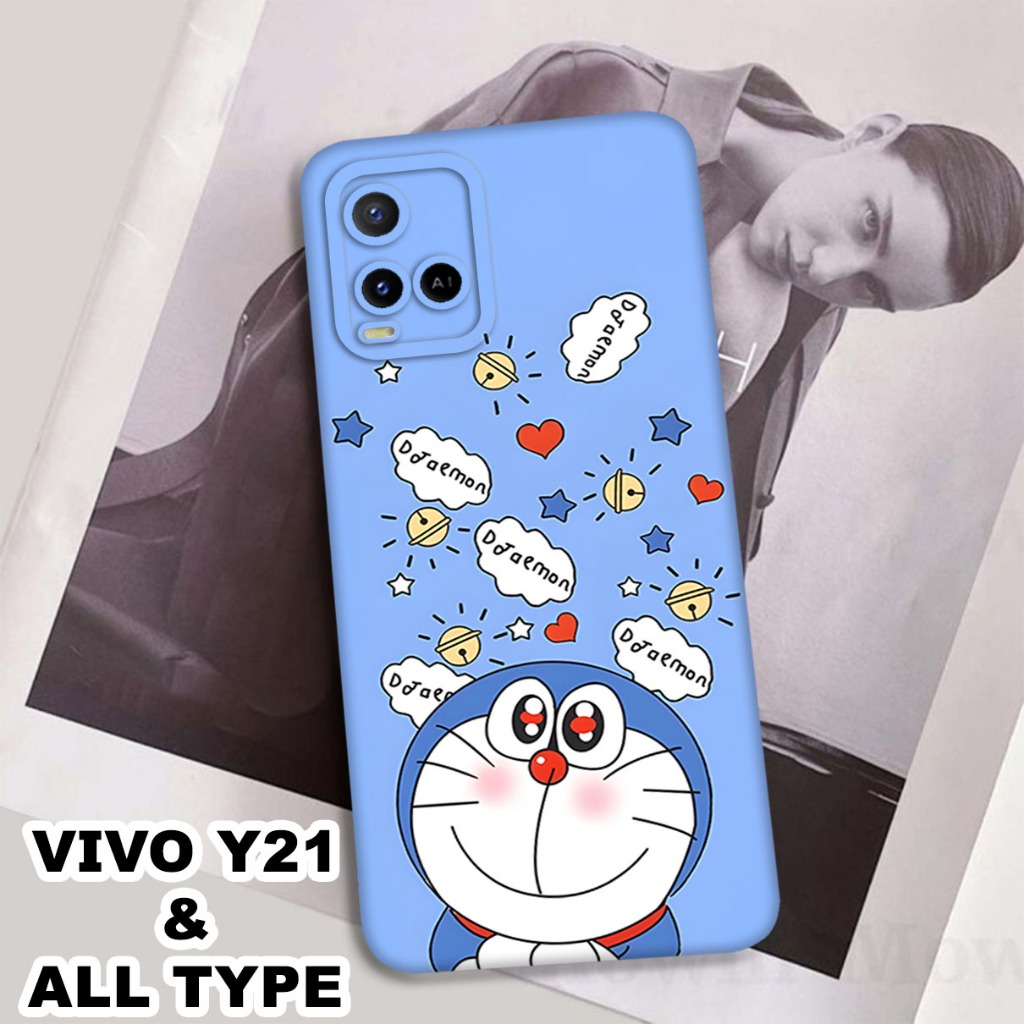 (GC18) Softcase karet Hp VIVO Y21/Y21A/Y21S/Y21T/Y33S | Case Doraemon | Case VIVO Y21/Y21A/Y21S Y21T