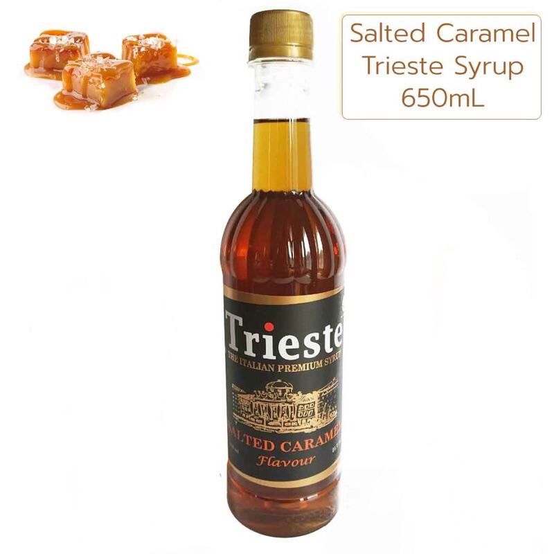

60 mL Sirup Salted Caramel Merk Trieste - Salted Caramel Italian Syrup