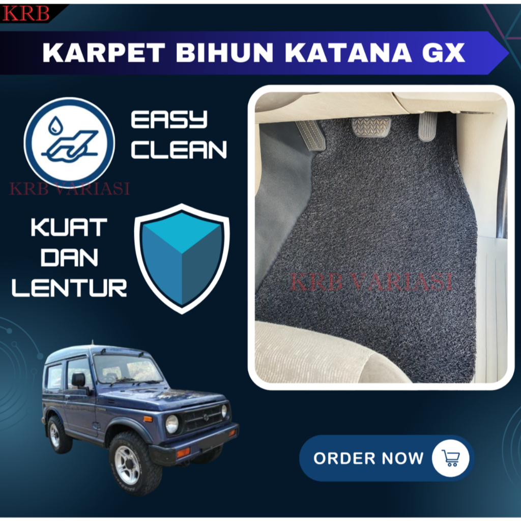 Karpet Lantai Bihun Mobil Katana GX Karpet Mie Mobil Suzuki Katana GX Karpet Katana Fullset Bihun