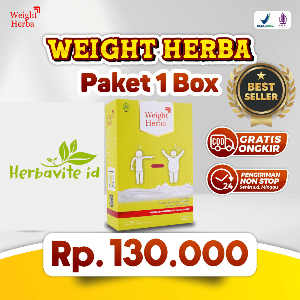 

Weight Herba Susu Penambah Berat Badan Isi 200gr