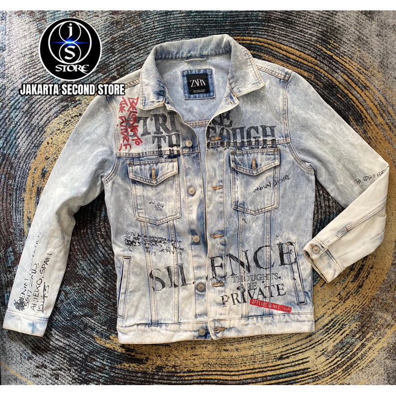 Jaket Zara Man Denim