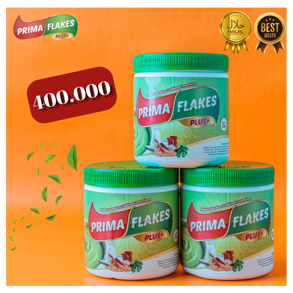 

PAKET 3 PCS Primaflakes Plus Sereal Gandum Diet Pengganti Makan Asam Lambung Gerd Magh Sembuh Total