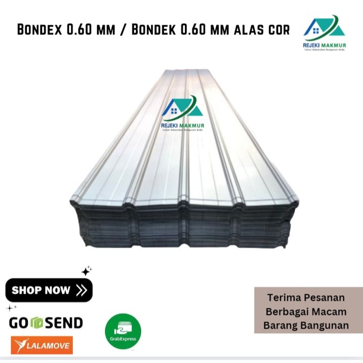Bondex 0.60 mm / Bondek 0.60 mm alas cor