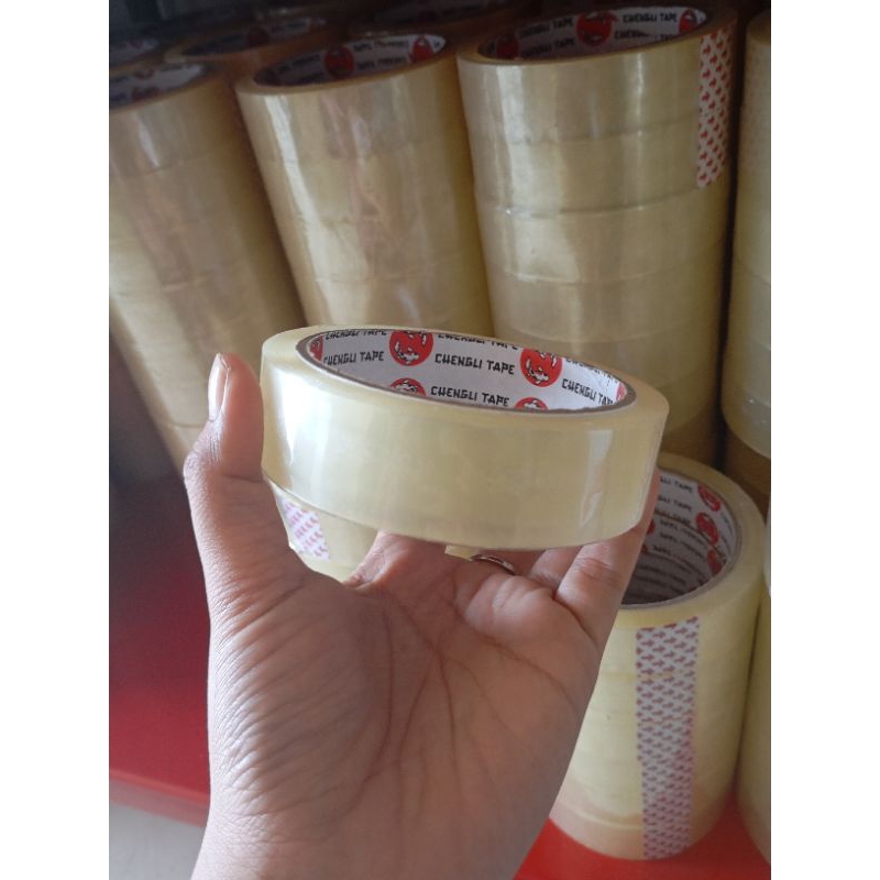 

Solasi Bening 24mm x 90yard | Lakban Bening 24mm | Isolasi Bening 24mm