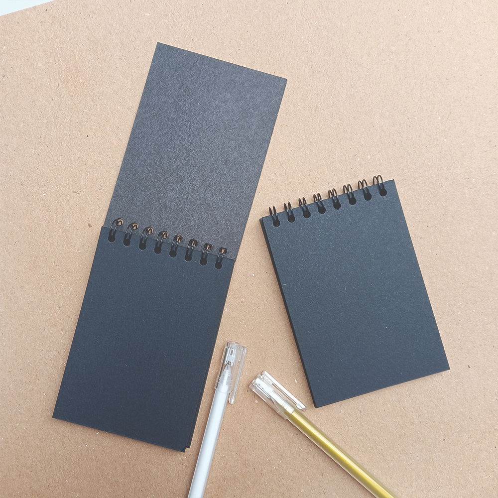 

NOTEBOOK BLACK PAPER/SKETCHBOOK BALACK PAPER/NOTEBOOK SPIRAL/NOTEBOOK RING/CATATAN/GAMBAR/A7 MINI