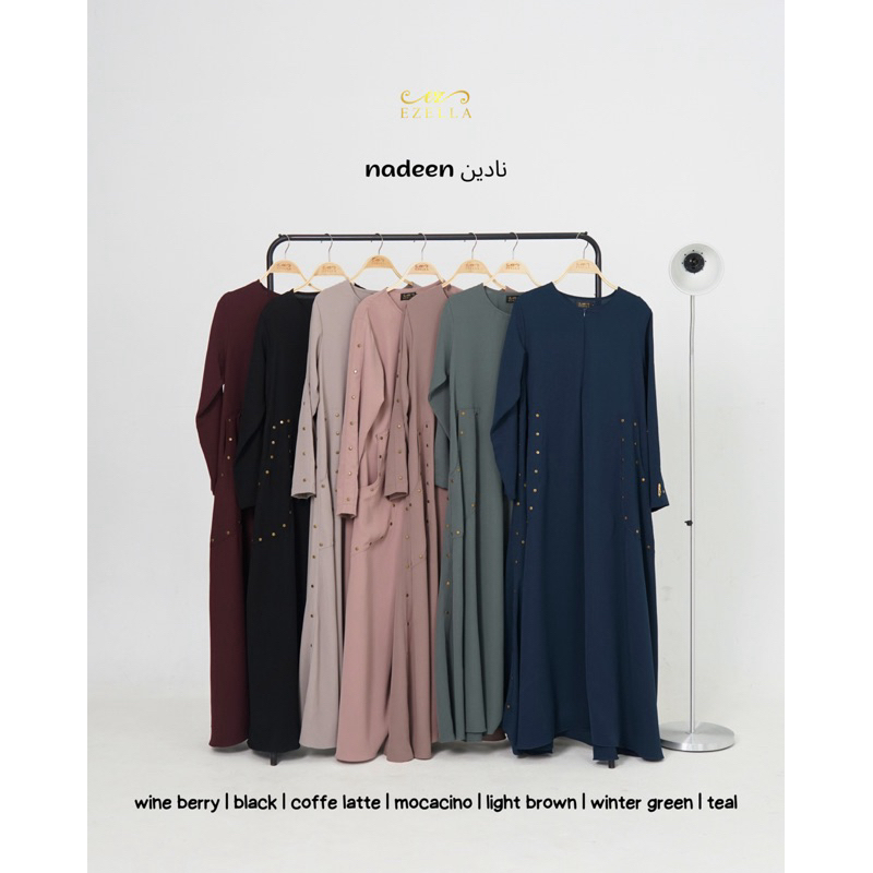 Nadeen Abaya | Ezella.id | Abaya Button | Abaya Anti-UV | Abaya Umroh