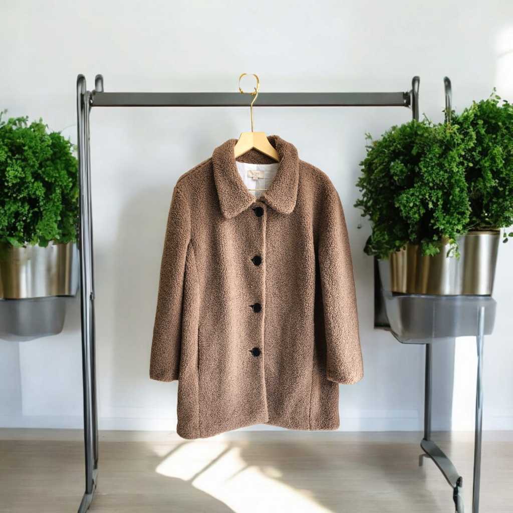 Jacket J.Jill and LOFT Coat Sherpa Faux F ur Wintercoat